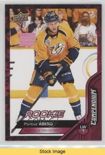 2016-17 Upper Deck Compendium Rookies Red Pontus Aberg #296 READ d4e