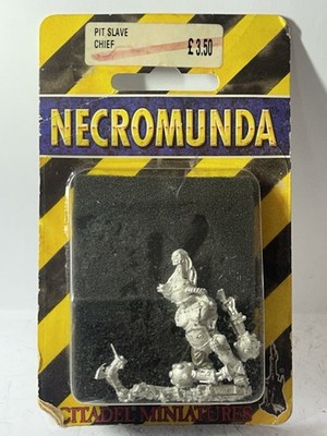 NECROMUNDA Warhammer CITADEL PIT SLAVECHIEF game workshop metal figurine
