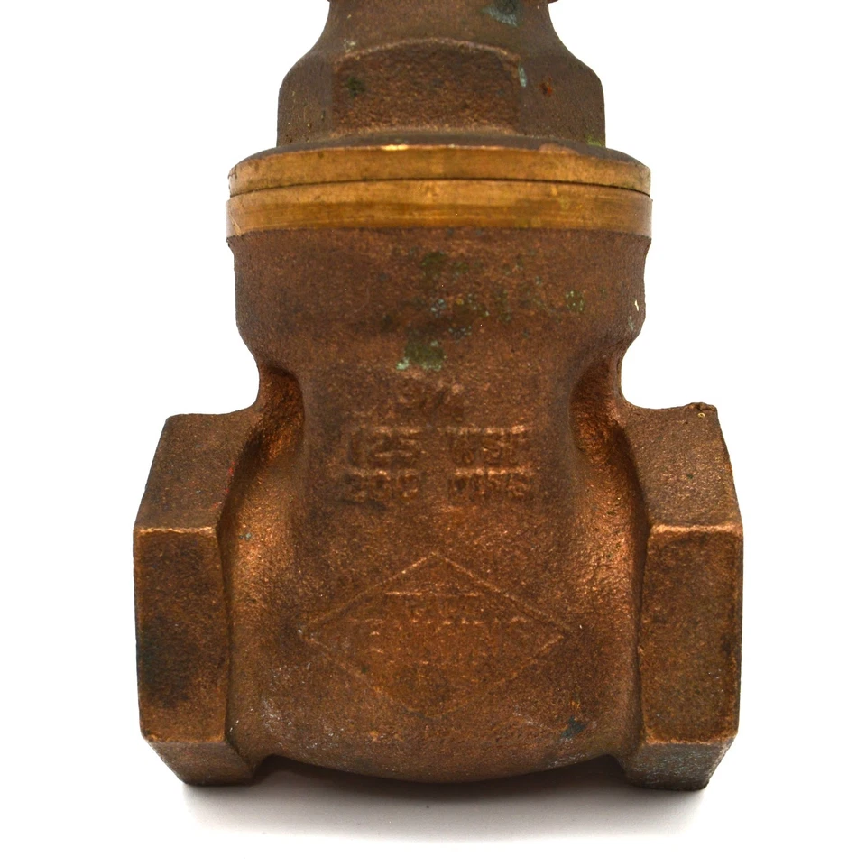 Jenkins Bros. 3/4 inch Gate Valve 125 WSP Steam  200 OWG  Threaded New Old Stock - Image 3 of 4