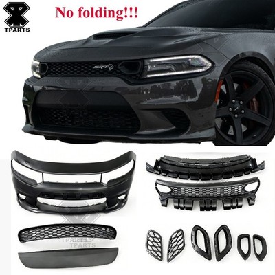 For 2015-2023 Dodge Charger Srt-8 Srt Hellcat Front Bumper Set
