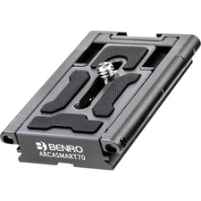 Benro 70mm Arca-Swiss Plate with Smartphone Adapter Phone Clamp ARCASMART70