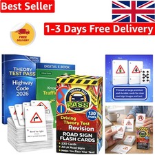 2026 UK Driving Theory  Flash Cards - 120 Road Signs with Easy Explanations