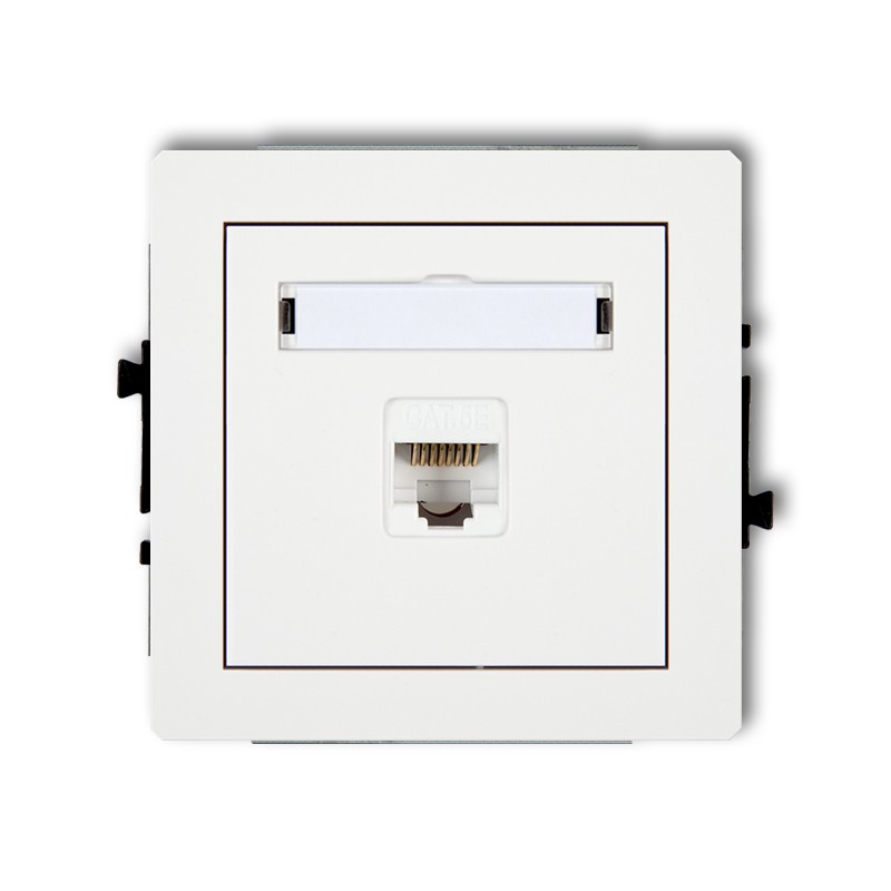 MODULE WHITE COMPUTER SOCKET 1X UAE 8 CAT. 5E UTP DECO DGK-1