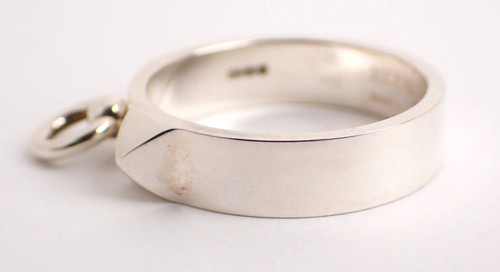 HERMES Collier de Chien PM #57 Sv925 Silver 5.2g Ring 666020 - Picture 6 of 8