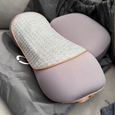 CALLIXE Cervical Traction Heated Neck Support Pillow Gray USB Charging