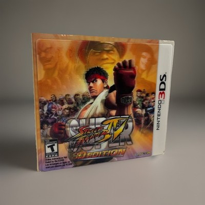 Super Street Fighter IV 3D Edition (Nintendo 3DS, 2011) w/ Slip & Manual