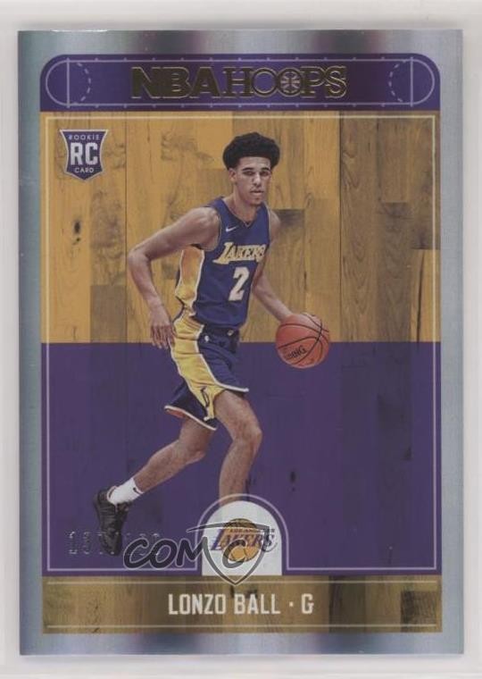 2017-18 Panini NBA Hoops Premium Box Set 137/199 Lonzo Ball #252 2h4
