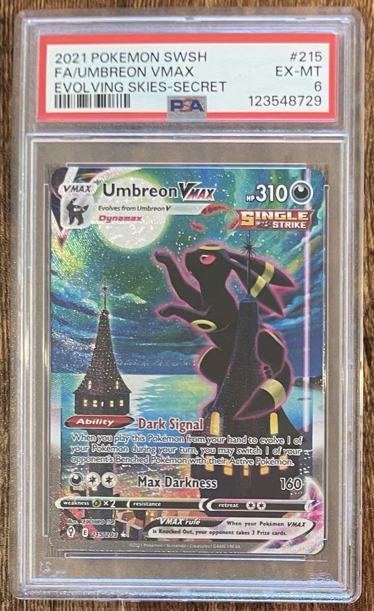 Umbreon VMAX (Alternate Art Secret) 215/203 SWSH07: Evolving