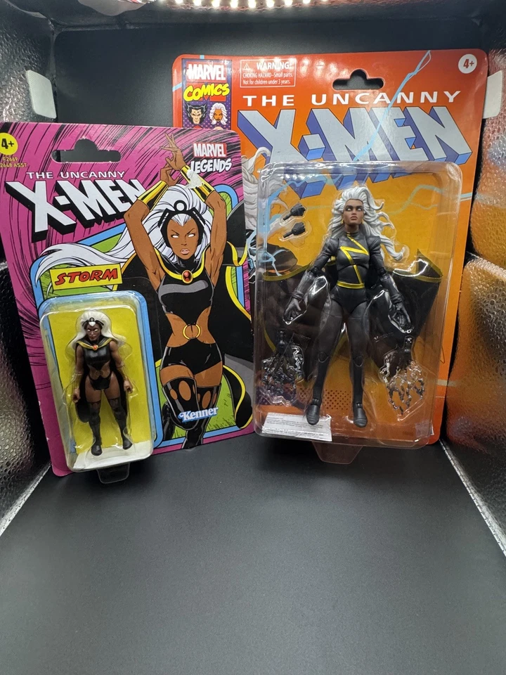 Hasbro The Uncanny X-Men Marvel Legends Storm Black Suit Figure w 3.75 Storm - Image 4 of 4