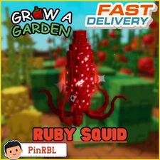 Ruby Squid - Grow A Garden | GAG 🌻 Fast Delivery-Cheap Pets!