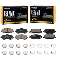 Front Rear Ceramic Brake Pads For Dodge Nitro Jeep Liberty Wrangler Jk Wrangler