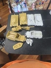 MARX DESERT FOX BATTLEGROUND LOT TAN 2TANK JEEP HOWITZER HALFTRACK 2 GERMAN WWll