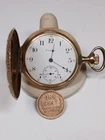 Working Antique 1911 Elgin 295, 6s Gold Filled Hunter Case Pocket Watch