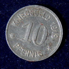 10 Pfennig War Money 1918 City Of Lauban Silesia
