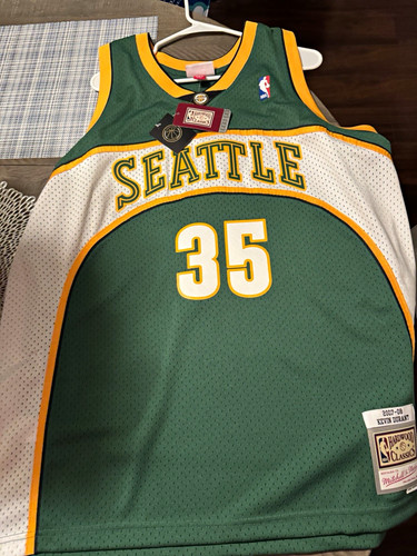 Mitchell & Ness Seattle Supersonics Kevin Durant #35 Men’s Jersey 2XL Green