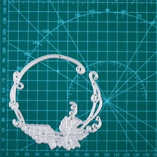 Grape Wreath Metal Cutting Dies Scrapbooking Paper Cards Craft Embossing Stencil