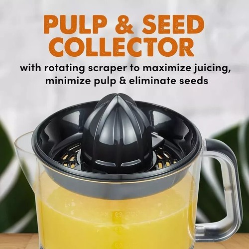 Electric Citrus Juicer Large Volume Juice Squeezer Lemon Orange Pulp Extractor - Picture 5 of 7