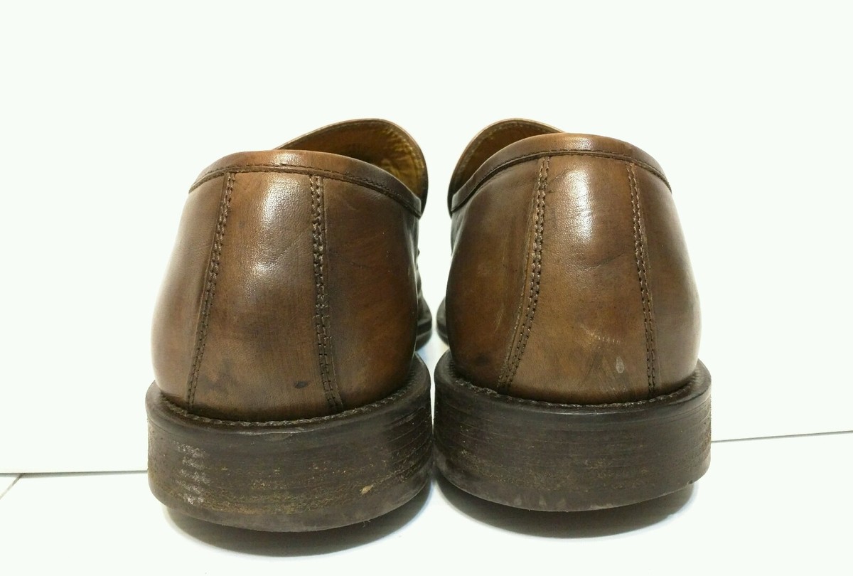 Kenneth Cole New York Mens Bit Loafer Size 11 Dress Shoes Brown Leather Italy s-l1200.jpg main image 4