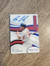 Ray Lankford 2023 Immaculate Blue Auto Clearly Autograph 19/25 Cardinals #CIS-RL
