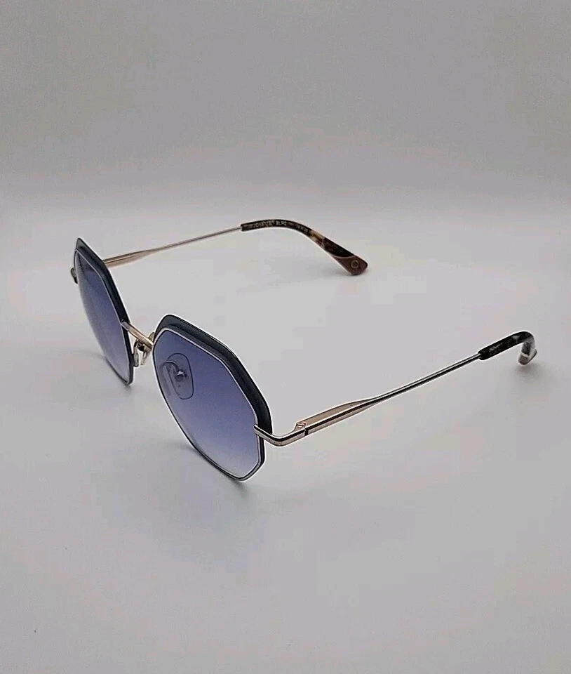 Очки солнцезащитные женские Etnia Barcelona круглые восьмиугольные синие розовые золотистые Josette - Изображение 2 из 4