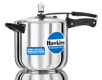 Hawkins Stainless Steel L Pressure Cooker Induction Base Fast