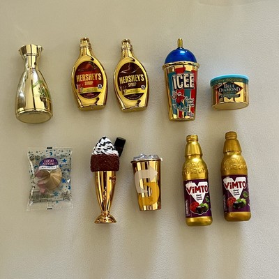 GOLD RUSH 10 PIECE Zuru Mini Brands Mixed Lot- All Goldens ICEE Kikkoman Subway
