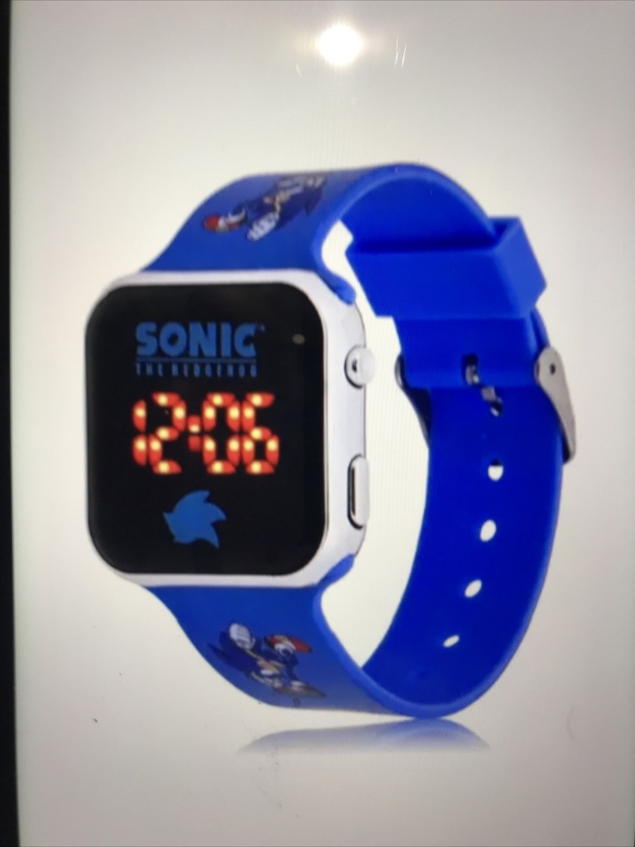 Led Watch Sonic Kids Watch SEGA Sonic The Hedgehog Boy's Flashing