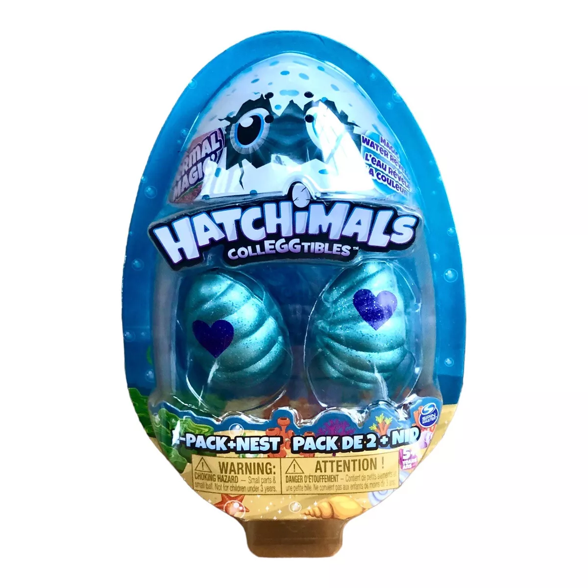 Hatchimals CollEGGtibles Mermal Magic Mystery 2 Pack Nest Season