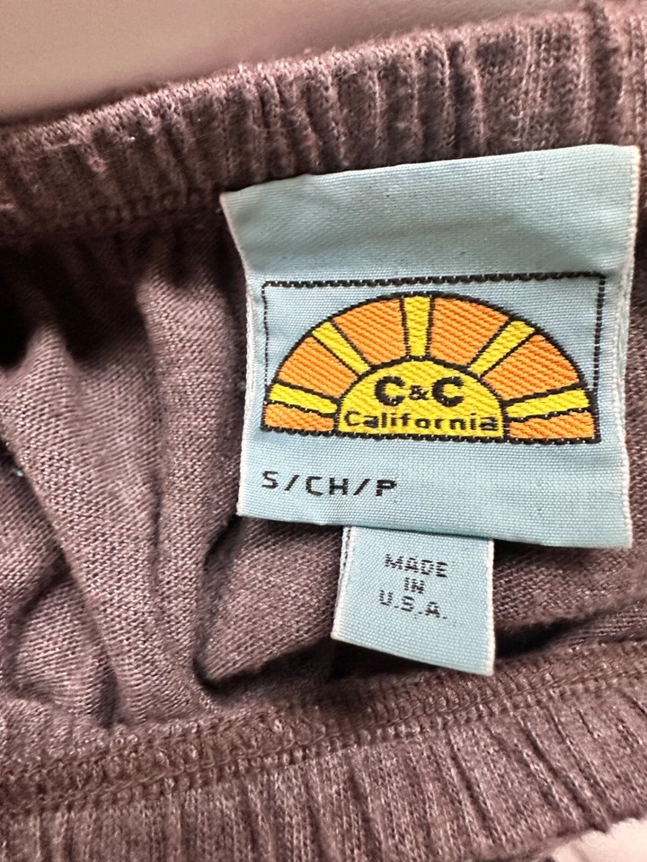 C and C California Jumpsuit Jersey Strapless Brown Size Small - Image 4 of 4