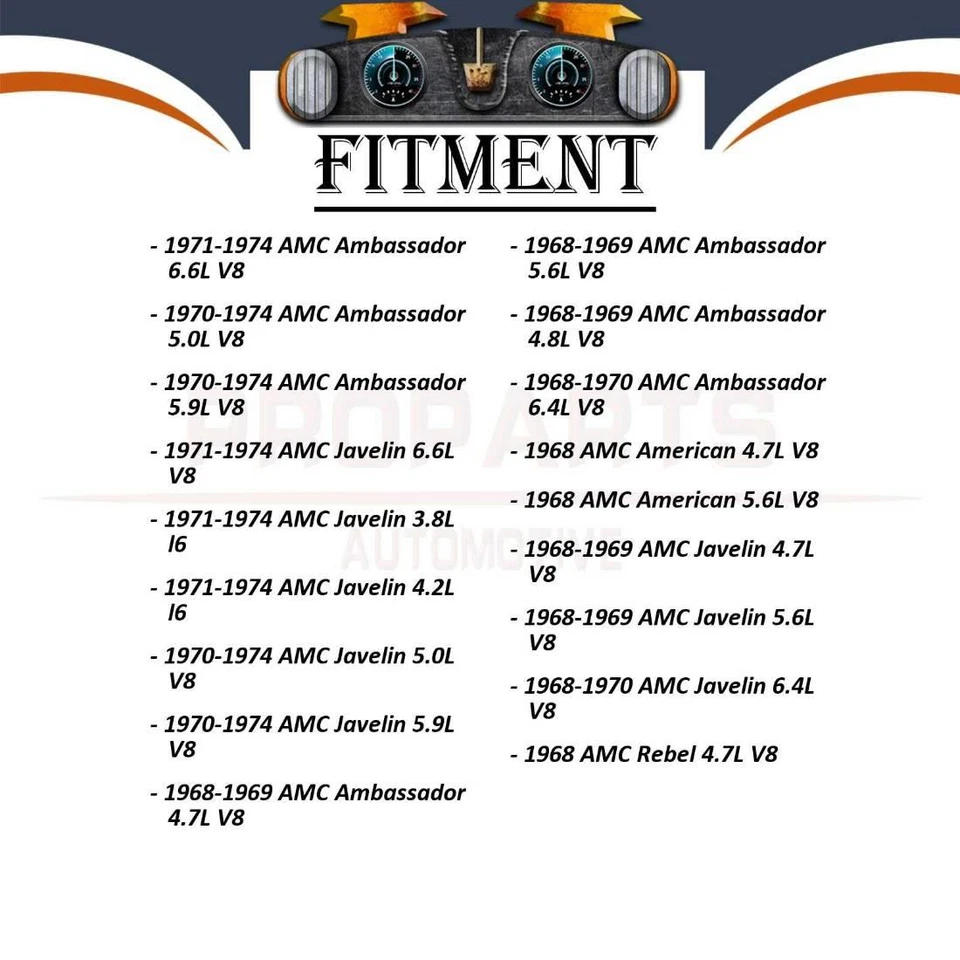 1x Bomba de dirección asistida para AMC Hornet 4,2 L 1973-1974 Foto 2 de 4