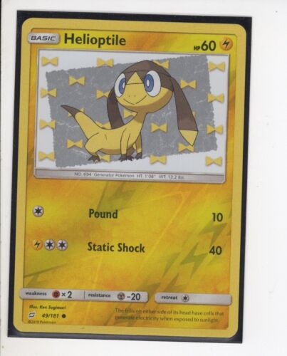 HELIOPTILE TEAM UP SET REVERSE-HOLO FOIL POKEMON CARD 49/181 NM/M - Picture 1 of 1