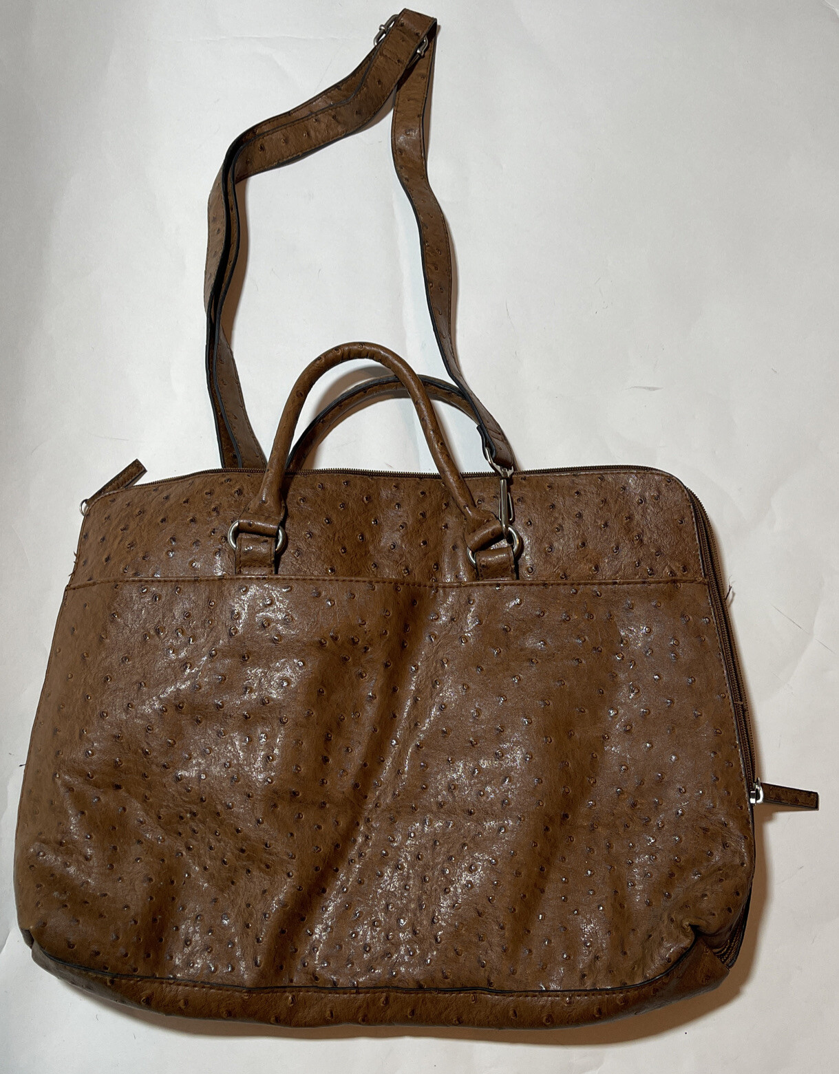 bueno brown leather purse