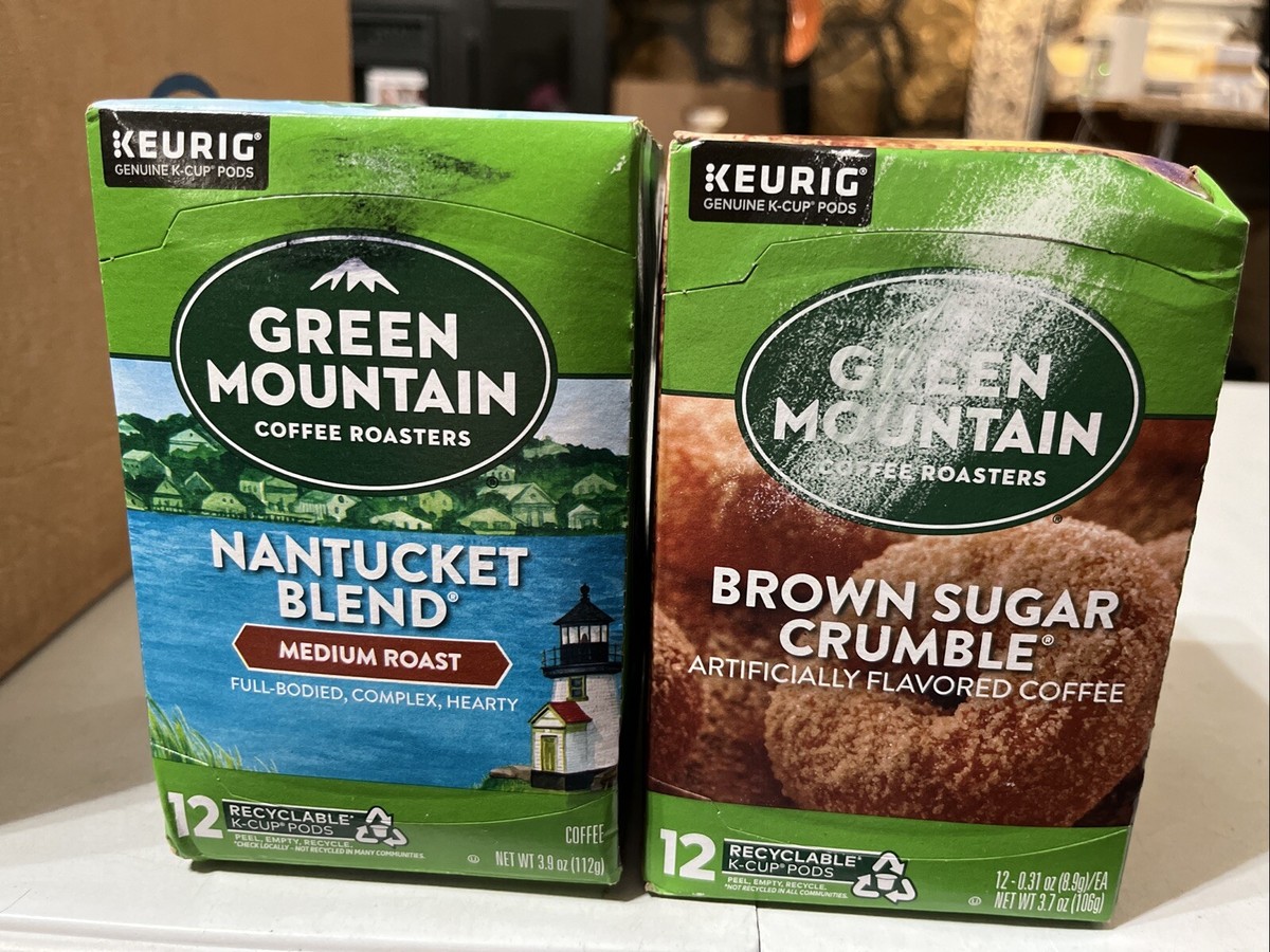 Green Mountain Coffee Nantucket Blend Brown Sugar Crumble Keurig 12  K-Cups Ea