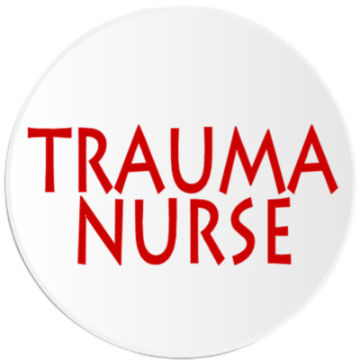Trauma Nurse - 100 Pack Circle Stickers 3'' x 3'' - Nursing Medical