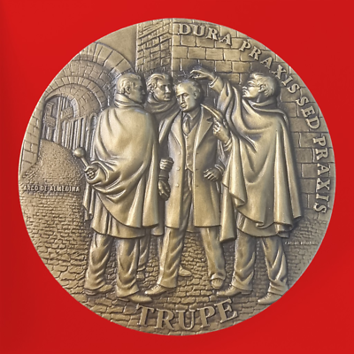 Médaille De Bronze Portugaise - Sérénade De Coimbra - Traditions Académiques