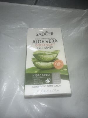 Sadoer Aloe Vera Good Night Gel Mask - 4 ml - New, Sealed