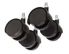 50 mm Casters, 5/16" Bolt, Maximum Loading Capacity 200 lbs, 1 Pack of 4 Casters