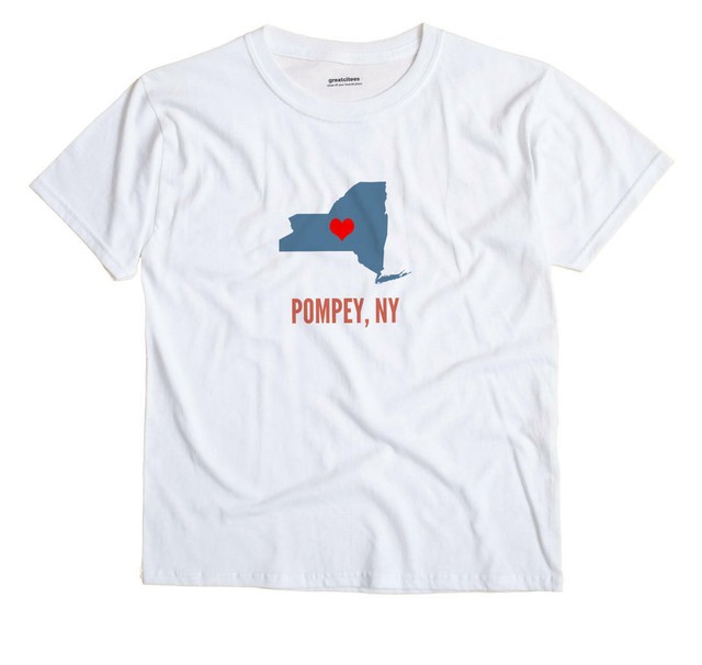 Pompey New York NY TShirt HEART eBay