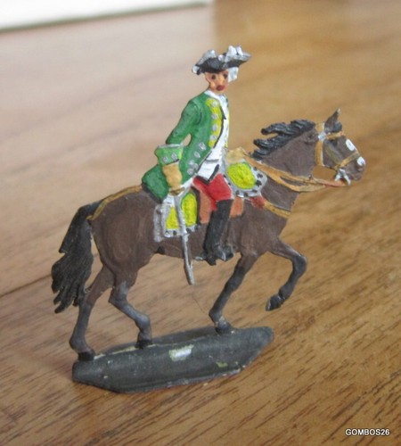 Plats d'étain - Zinnfiguren - Flat tin - 5 cavaliers Autriche