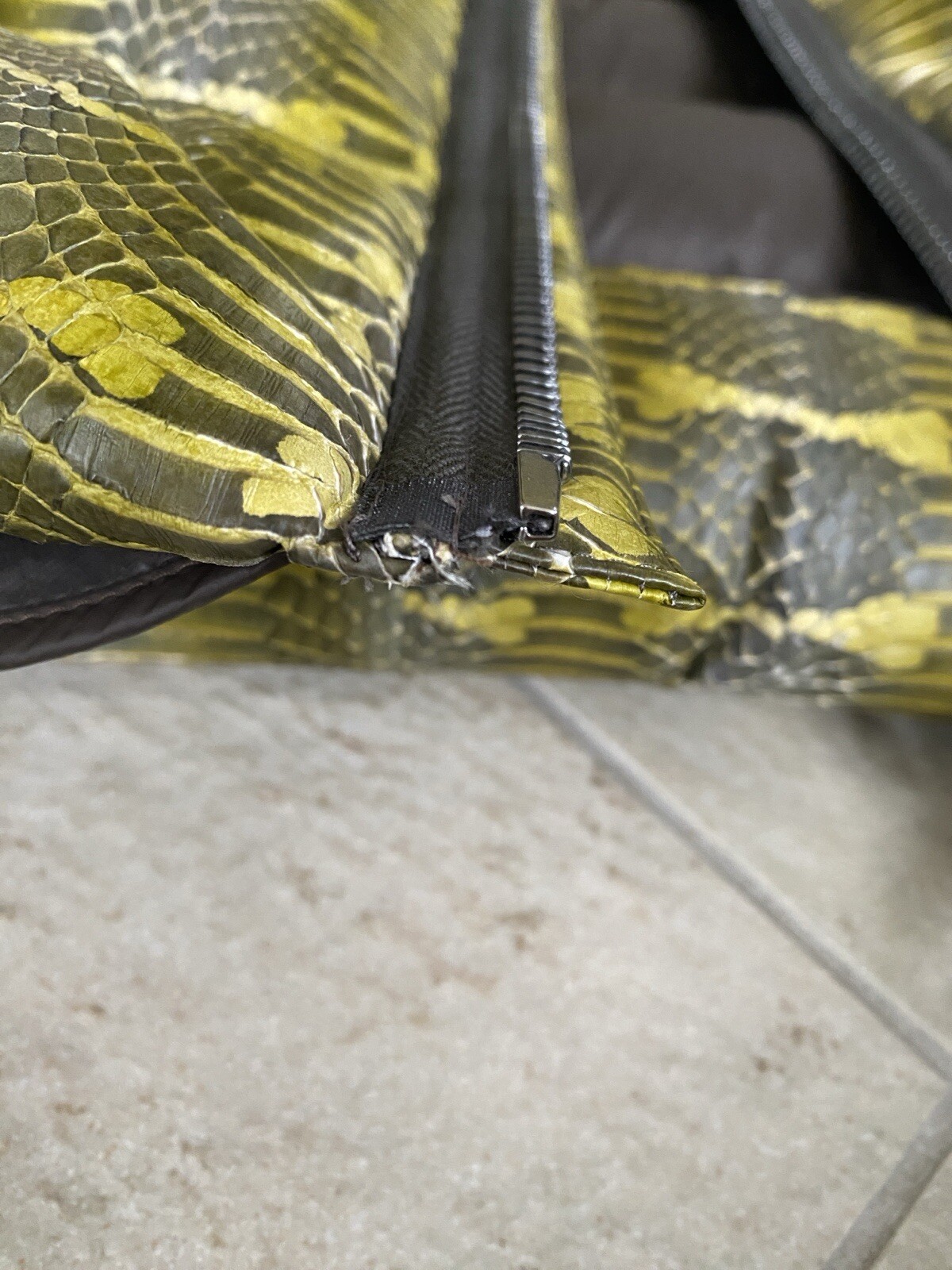 Rick Owens FW23 SEALED VEST PYTHON SNAKESKIN size… - image 21