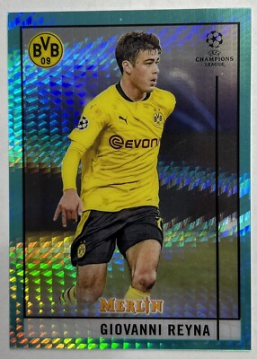 2020-21 Topps MERLIN Giovanni Reyna グリーン 2020-21 Topps Merlin Giovanni Reyna Green REFRACTOR BVB