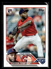Xzavion Curry 2023 Topps #513 Cleveland Guardians