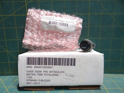 Electrodynamics 4 Digit Time Totalizing Counter Hour Meter P/N: M7793/2-015