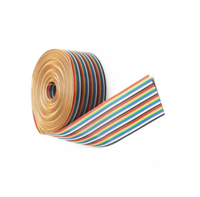 1M 40 Way Flat Color Rainbow Band 40-pin Wire IDC Kabel for Arduino DIY