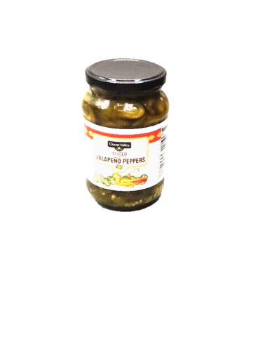 Lot of 4 Jars Clover Valley Sliced Jalapeno Peppers Pickles-16Oz each