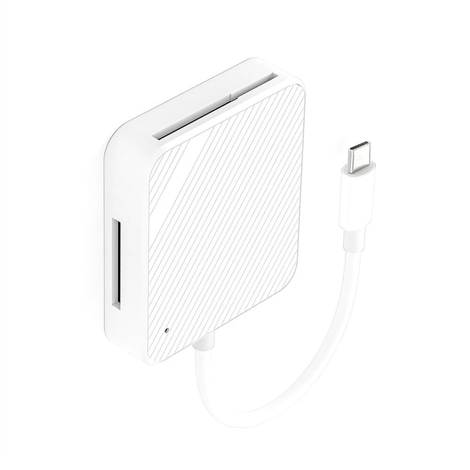 4 in 1 Type-C USB-C SmartMedia M2 SD SM XD Memory Card Reader Adapter 4-Slot - Image 4 of 4