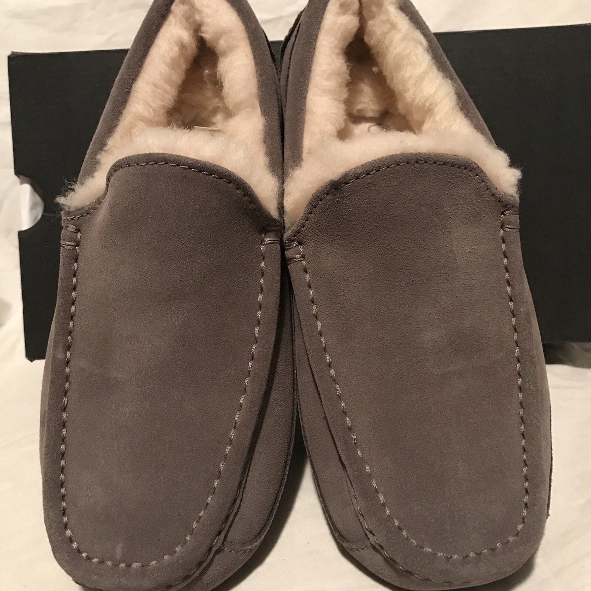 UGG Ascot Gray Wool Slippers w/Wool Fleece Lining – Men’s Sz 7/Women’s 8.5 NEW UGG Men main image 3