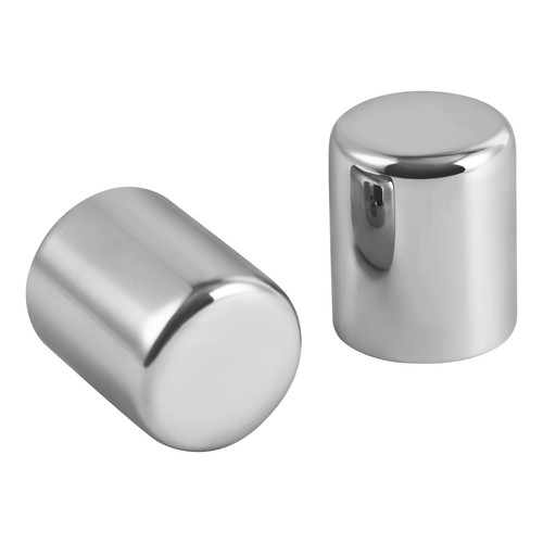 2x Chrome Docking Hardware Point Cover Kit For Harley Softail Dyna Touring Glide - Picture 6 of 14