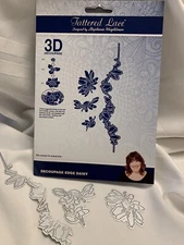 Tattered Lace 3D Decoupage Metal Dies- Edge Daisy- By Stephanie Weightman