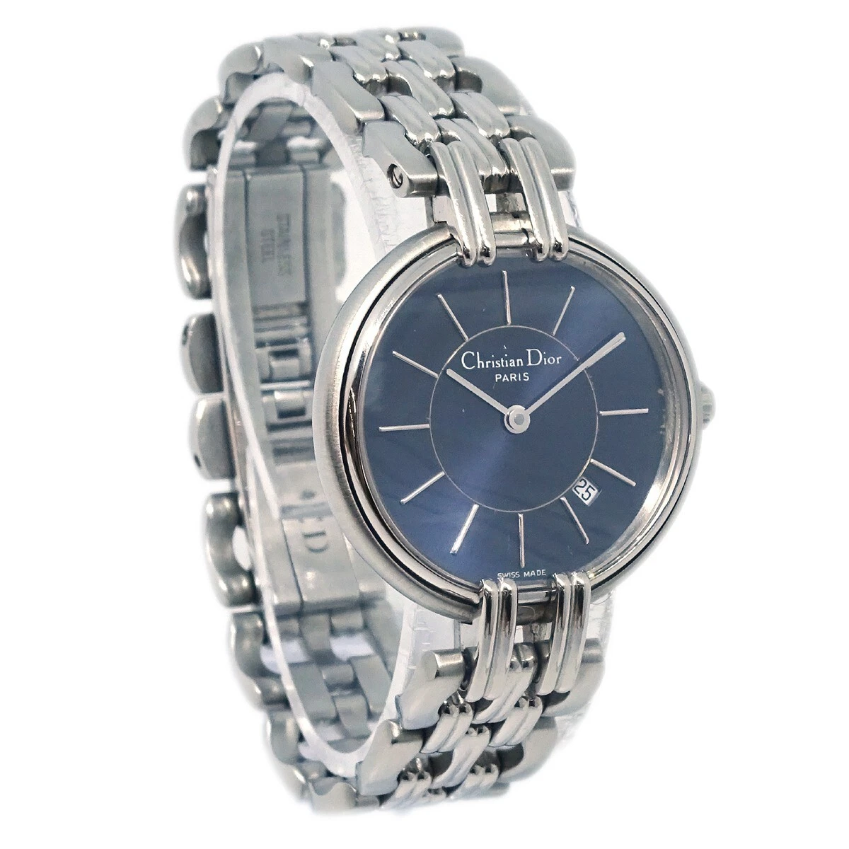 Montre à quartz Christian Dior D66 100 Bagheera SS 123994